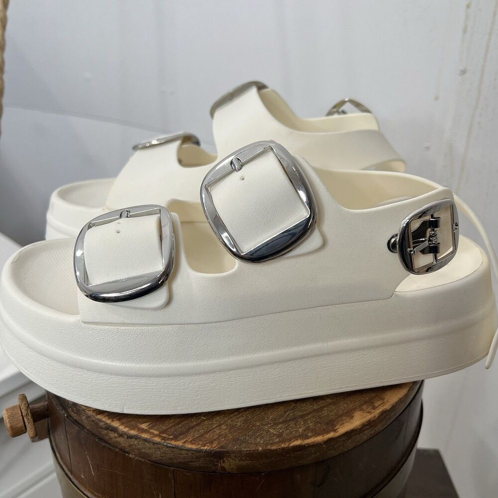 Jeffrey Campbell Blithe Platform Buckle Sandal Sz… - image 2